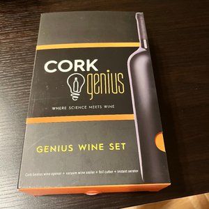NIB Cork Genius Wine Set